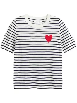 Chinti & Parker свитер Breton Heart, нейтральный цвет