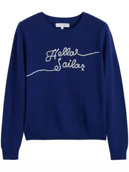 Chinti & Parker свитер Hello Sailor, синий