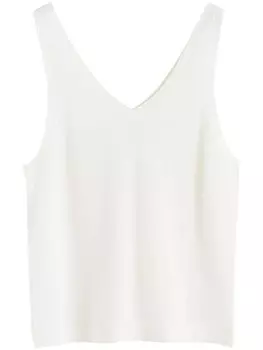 Chinti & Parker жилет из тонкой шерсти мериноса, белый