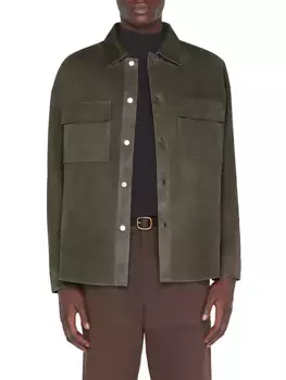 Чистая замшевая рубашка Frame, цвет mocha