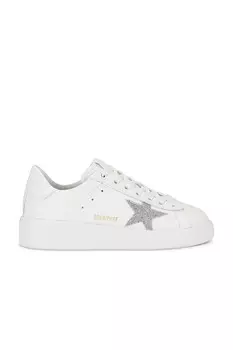 Чисто звездные кроссовки Golden Goose, белый