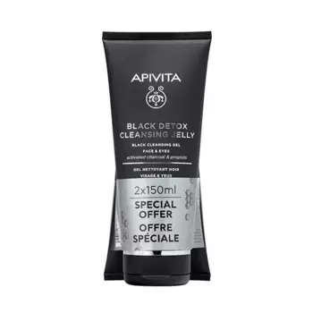 Чистящий гель Duplo Limpiador Detox Negro Apivita, 2 UD