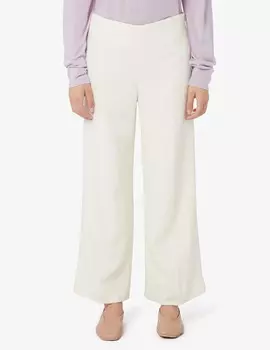 Чистые широкие укороченные джинсы TOTEME, белый