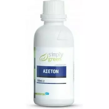 Чистый ацетон для ногтей 100мл Simply Green