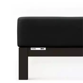 Чистый подогнанный лист Schlafgut, черный