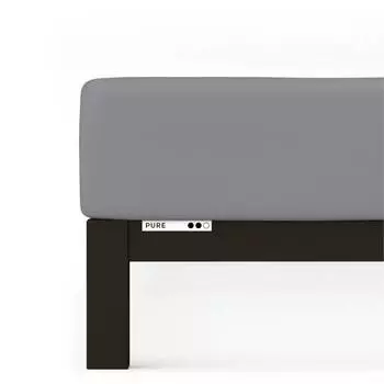 Чистый подогнанный лист Schlafgut, серый