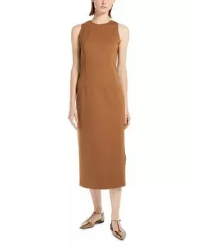 Чистый Севр Платье Max Mara, коричневый