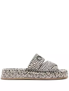 Chlo эспадрильи Mila с перекрестными ремешками, черный