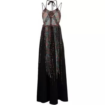 Chlo Chloe SS22 Женское платье без рукавов коричневого цвета