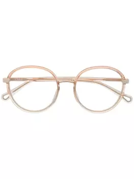 Chlo Eyewear массивные очки, золотистый