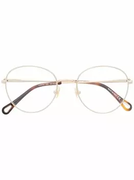 Chlo Eyewear очки в круглой оправе, золотой