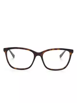 Chlo Eyewear очки в квадратной оправе, коричневый