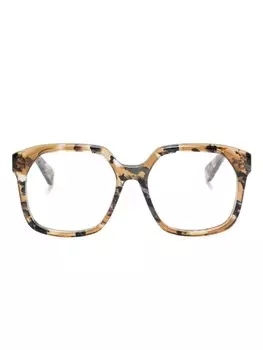Chlo Eyewear очки в квадратной оправе, коричневый