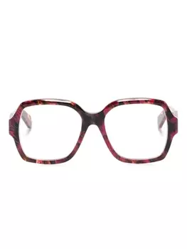 Chlo Eyewear очки в квадратной оправе, розовый