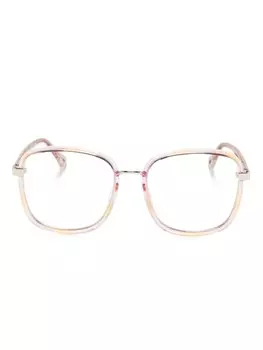 Chlo Eyewear очки в квадратной оправе, золотой