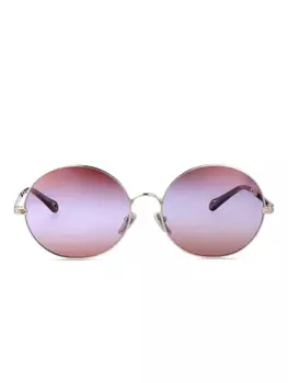 Chlo Eyewear round-frame gradient солнцезащитные очки, золотой