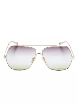 Chlo Eyewear солнцезащитные очки Aly, золотистый