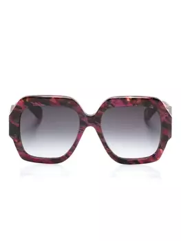 Chlo Eyewear солнцезащитные очки Gayia в массивной оправе, розовый