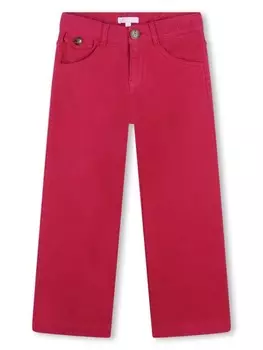 Chlo Kids джинсы широкого кроя, красный