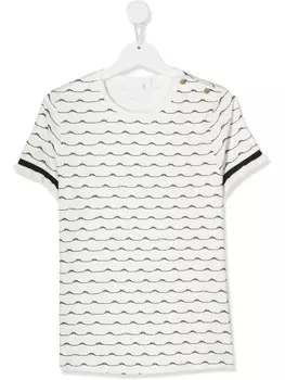 Chlo Kids футболка с принтом, белый