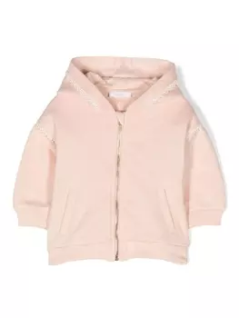 Chlo Kids худи на молнии, розовый