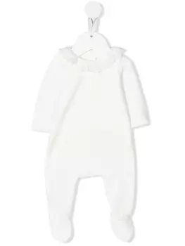 Chlo Kids комбинезон с оборками, белый