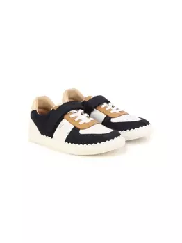 Chlo Kids кроссовки со вставками, нейтральный цвет