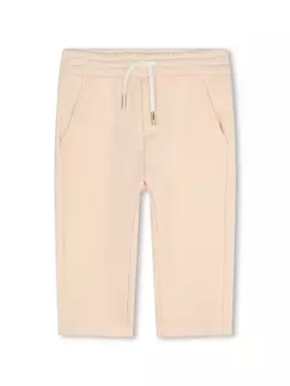 Chlo Kids легинсы из органического хлопка с логотипом, нейтральный цвет