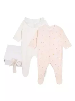 Chlo Kids пижама с оборками, розовый