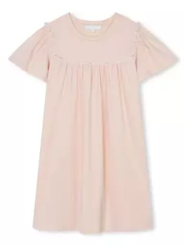 Chlo Kids платье с короткими рукавами, розовый
