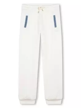 Chlo Kids спортивные брюки с карманами, белый