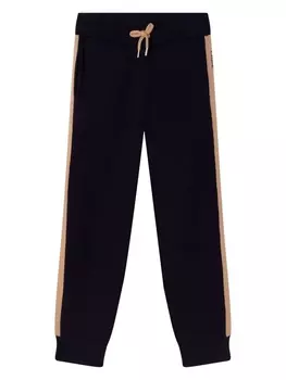 Chlo Kids спортивные брюки с лампасами, синий