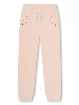 Chlo Kids спортивные брюки с люверсами, розовый