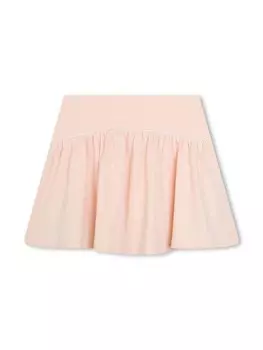 Chlo Kids юбка с декоративной строчкой, розовый
