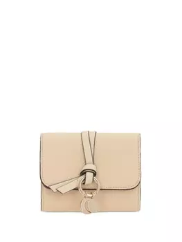 Chlo кошелек Alphabet тройного сложения, нейтральный цвет