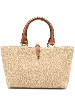 Chlo льняная сумка-тоут Marcie, нейтральный цвет