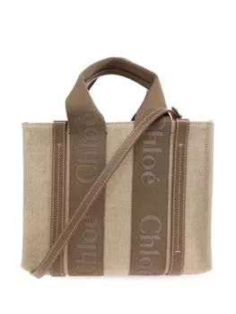 Chlo маленькая сумка-тоут Woody, нейтральный цвет