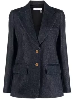 Chlo однобортный блейзер