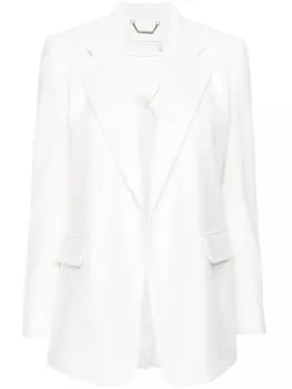 Chlo однобортный блейзер, белый