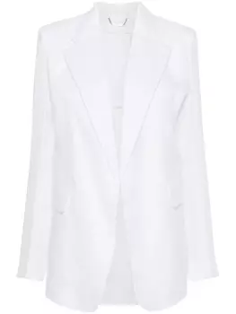 Chlo пиджак без застежки, белый