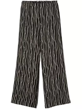 Chlo прямые брюки, черный