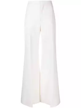 Chlo расклешенные брюки с завышенной талией, нейтральный цвет