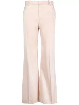 Chlo расклешенные брюки с завышенной талией, розовый