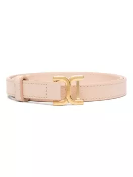Chlo ремень с пряжкой Triomphe, розовый