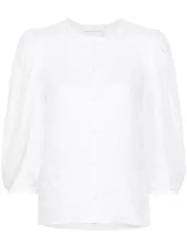 Chlo рубашка с объемными рукавами, белый