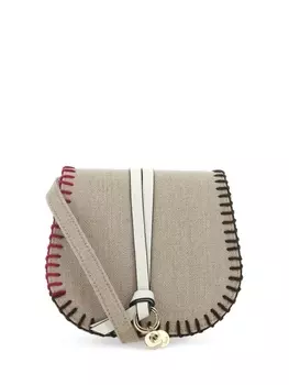 Chlo сумка через плечо с буквой алфавита, нейтральный цвет