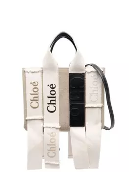 Chlo сумка-тоут Woody среднего размера, серый