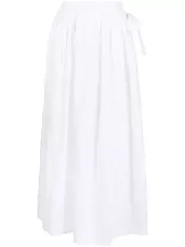 Chlo юбка с английской вышивкой из коллаборации с Eres Paloma, белый