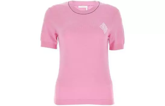 Chlo Укороченный топ женский розовые