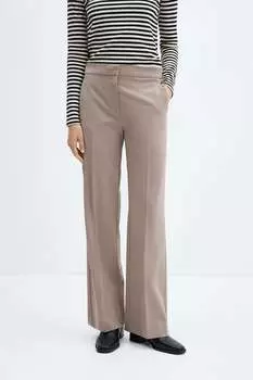 Chloe широкие брюки Mango, коричневый